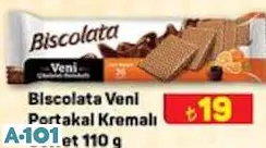 ŞÖLEN BİSCOLATA VENİ PORTAKAL KREMALI GOFRET 110 G